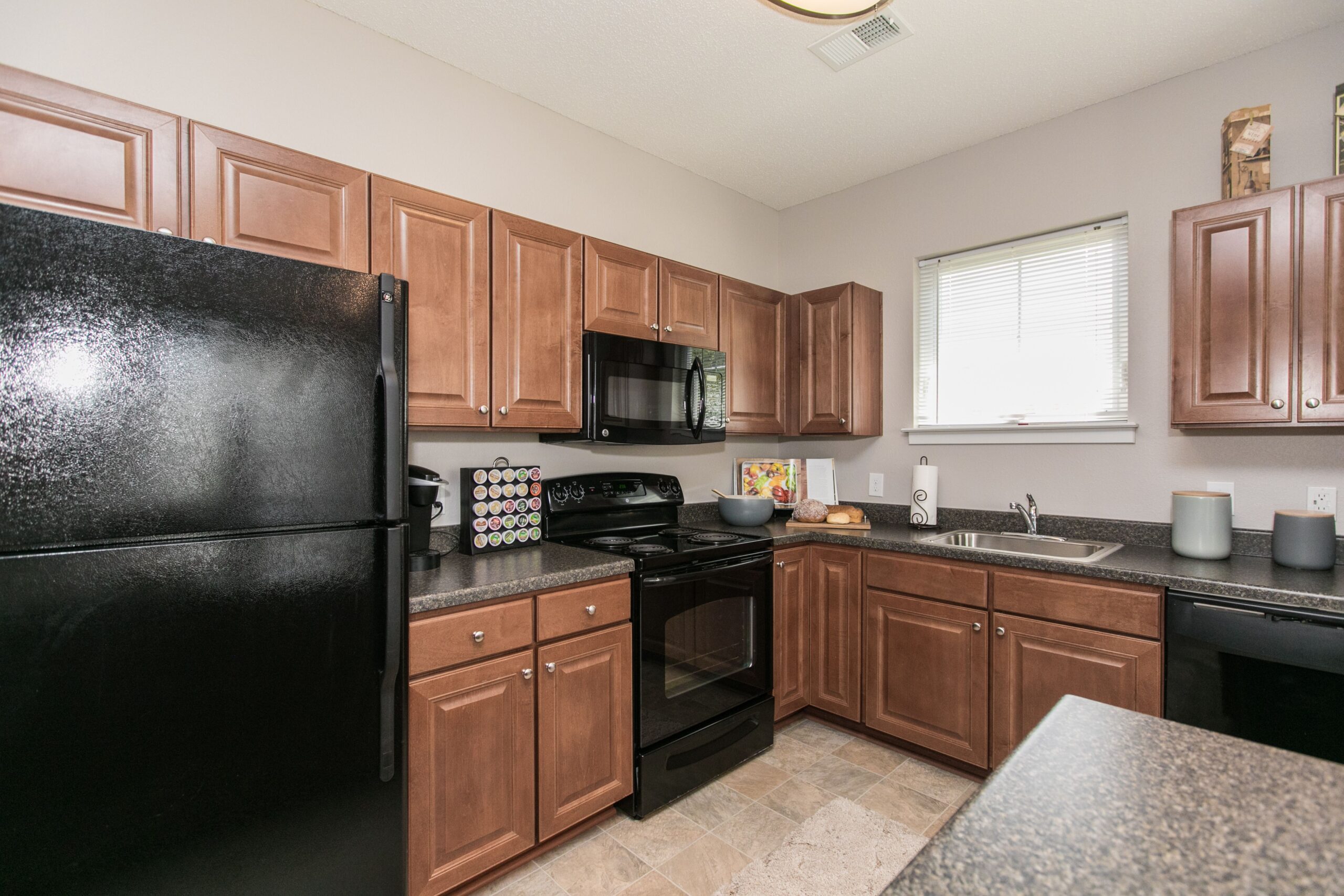 Luxury kitchen inside Charlestown Crossing apartments in MD