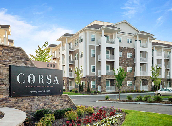 The Corsa Apartments, managed by Dolben, in Salem, New Hampshire